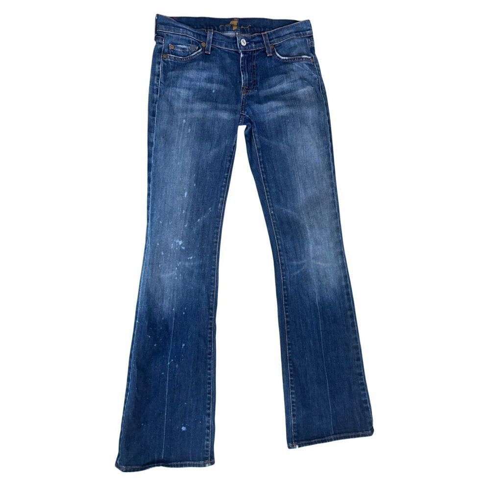 7 For All Mankind Bootcut Jeans Dark Wash Size 27